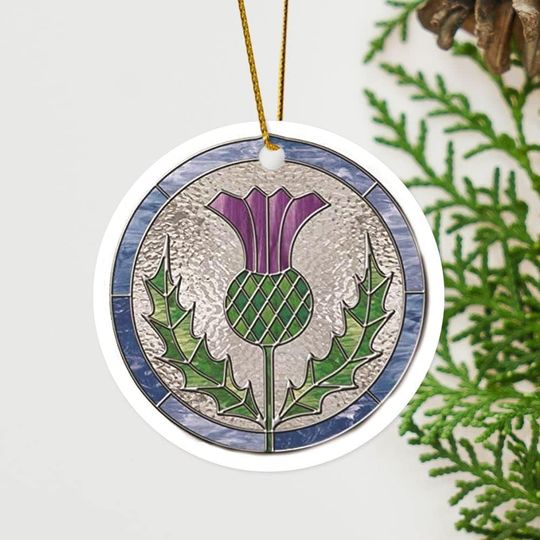 Discover ArogGeld Christmas Ceramic Ornaments,Glass Thistle OrnamentSmall Ornaments Headlight Spice Fairy Tale for Birth Announcement