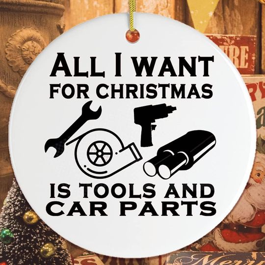 Discover Mechanic Quote Christmas Ornament