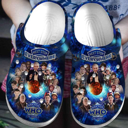Halloween Doctor Who Clogs, Doctor Who Movie Sandals, Doctor Who Clogs, Doctor Who Xmas Sandals, TV Show Christmas Shoes