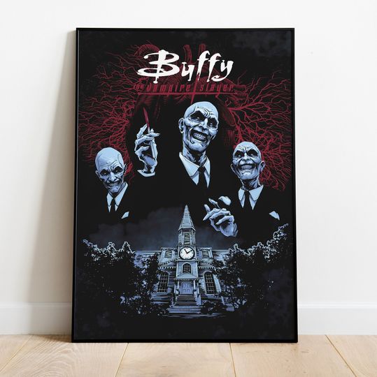 Discover Buffy the Vampie Slayer Poster, Wall Art & Fine Art Print, Home Decor, 90s Vampire Movie poster gift