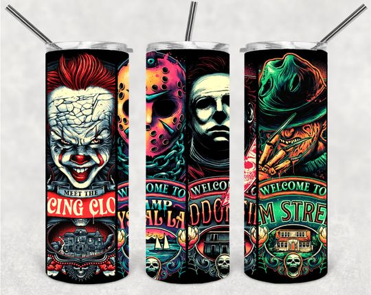 Discover Horror movie Tumbler wrap