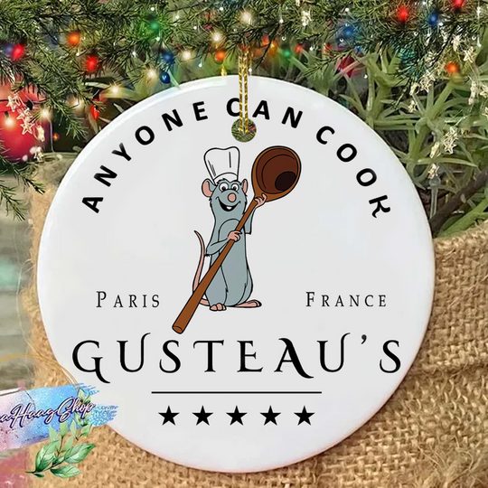 Ratatouille Ornament, Disney Christmas Ornament