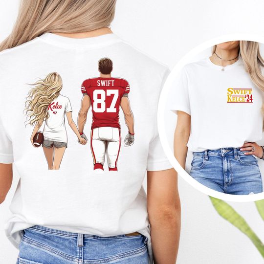 Discover Taylor Travis KC Chiefs Tee Travis Kelce t-shirt Taylor Shirt  Chiefs Shirt Taylors Version
