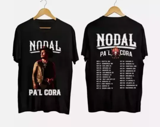 Christian Nodal Pa’l Cora Tour 2024 T-Shirt, Christian Nodal Fan Shirt
