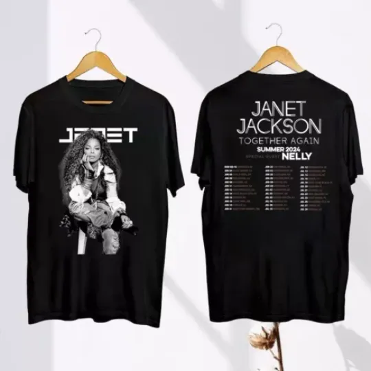 Janet Jackson 2024 Concert Shirt, 2024 Together Again Tour Shirt, Janet Jackson