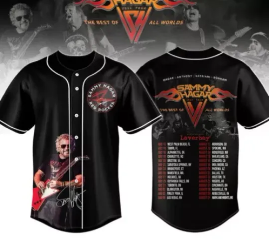 Discover Sammy Hagar The Best Of All Worlds Loverboy Baseball Jersey