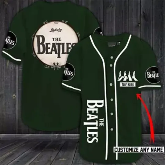 Discover Personalize The Beatless Rock Baseball Jersey Print Shirt Men Women