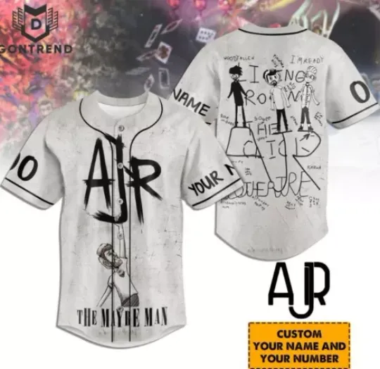 Discover Personalized The Maybe Man AJR Baseball Jersey