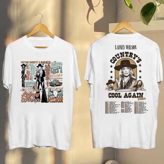 2024 Lainey Wilson Country's Cool Again Tour Shirt, Lainey Wilson Fan Shirt, Lainey Wilson 90s Vintage Shirt, Lainey Wilson Tour Merch Shirt