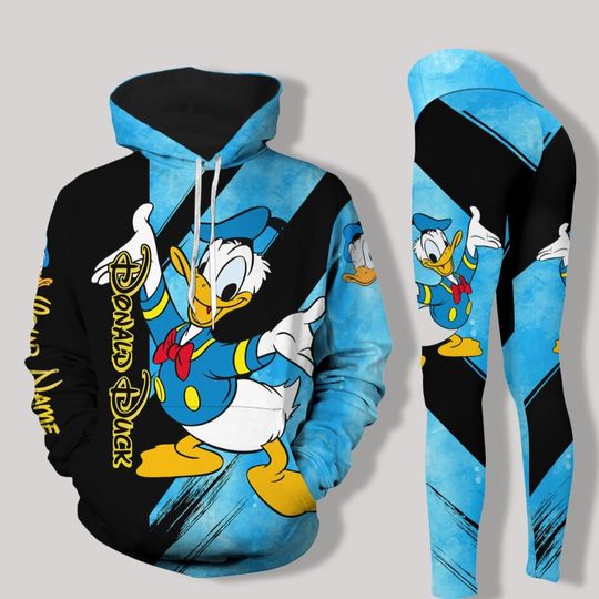 Donald Duck 3D Hoodie, Disney Donald Duck Shirt, Donald All Over Print Tee, Mickey Mouse T Shirt, Disney Women Pants, Disney Girl Trip
