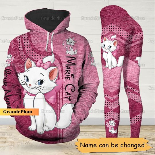Discover Disney Marie Cat Hoodie, Marie Cat Birthday Shirt, Disney Cat Aristocats Hoodie, Disneyworld Shirt, Personalized Cat Women T-Shirt
