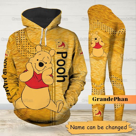 Pooh Hoodie Leggings, Personalized Pooh Tshirt, Disney Pooh Shirt, Winnie The Pooh T-Shirt, Disneyworld Shirt, Women Disney Shirt