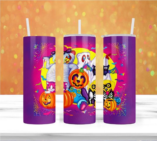 Discover Halloween Friends tumbler, LF inspired halloween tumbler, cute 90s halloween tumbler