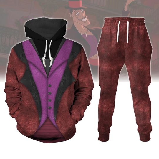 Dr Facilier Costume Cosplay 3D Hoodie, Princess And Frog Tshirt, Disney Princess, Disney Trick Or Treat Shirt, 3D All Over Print Pants