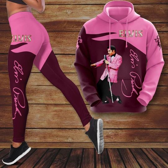 Elvis Presley 3D Hoodies, Elvis Presley Leggings, King Of Rock N Roll Aesthetic Hoodie, Retro Elvis Lover Hoodies, Elvis Lover Gift