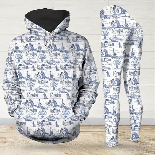 Discover god zilla Hoodie And Leggings, Movie Hoodie For Men Women, Womens Leggings, Kaiju Shirt, Dinosaur Monster Shirt, god zilla Lover Gifts