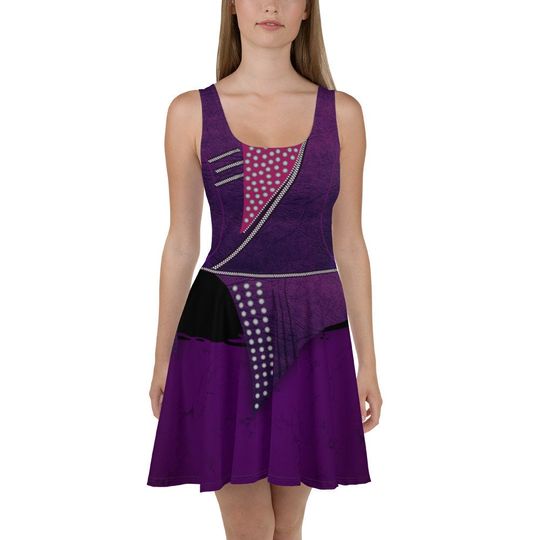 The Mal - Sleeveless Skater Dress - Embrace Your Inner Villain