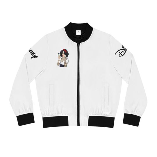 Gothic Snow White Women's Bomber Jacket, Disney Lovers, Disney gift, unique gifts, gift for her, birthday gift