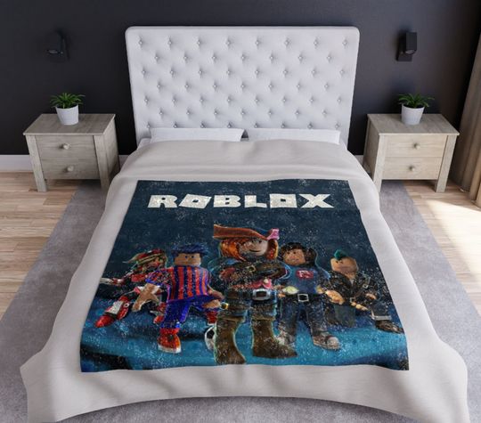 Discover Roblox Crushed Fleece Blanket