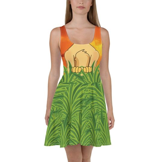 Baby Girl Lion Skater Dress