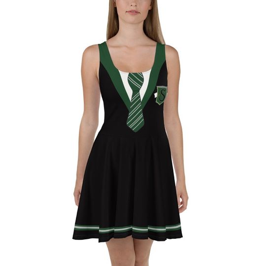 Discover Green House Skater Dress