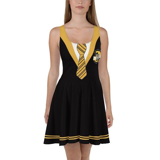 Discover Yellow House Skater Dress