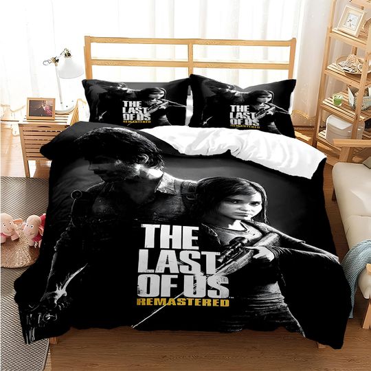 The Last of Us Duvet Cover, The Last of Us Part II Bedding Set, Digital Printed Duvet Cover Set, Create Your Own Bedding, Gamer Duvet Cover
