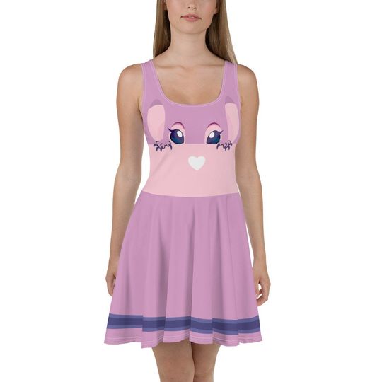Pink Alien Skater Dress
