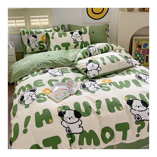 Discover Cute Dog Bedding Set, Home Decor, Child Gift for Soft Comfortable Bedding Bedroom