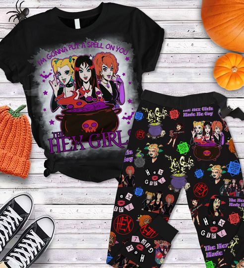 Discover The Hex Girls Pajamas, The Hex Girls Tour Shirt, Hex Girls Rock Band Pajamas, Hex Girls 2024 Tour Pajamas, Rock Band Music Shirt