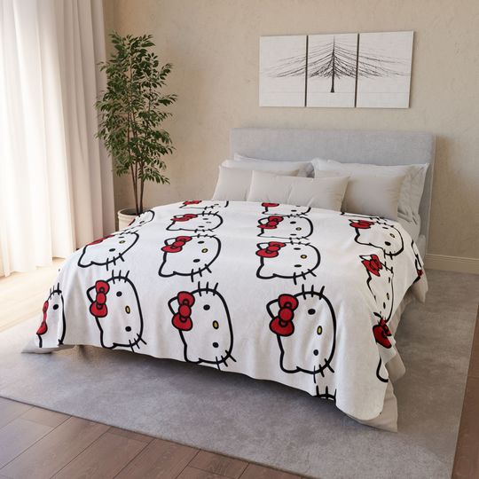 Discover HELLO KITY Fleece Blanket | Kids Gift