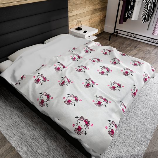 Hello Kitty Mummy Cozy Fleece Blanket | Kids Gift