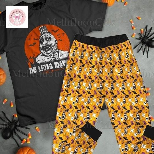 Discover Halloween Captain Spaulding Pajamas Set, Rob Zombie Character Tshirt, Horror Movie Shirt, Trick Or Treat Tee, Spooky Season Gift