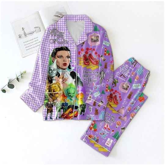 Wicked Witch Pajamas, The Wizard Of Oz Shirt, Horror Movie Women Pajamas, Horror Halloween Women Pajamas, Spooky Season Holiday Pajamas
