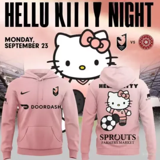 Angel City FC Hello Kitty Sprouts Farmers Market Hoodie