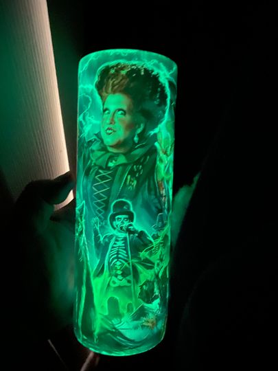 Discover Glow in the tumbler, Halloween witches, 20oz straight tumbler