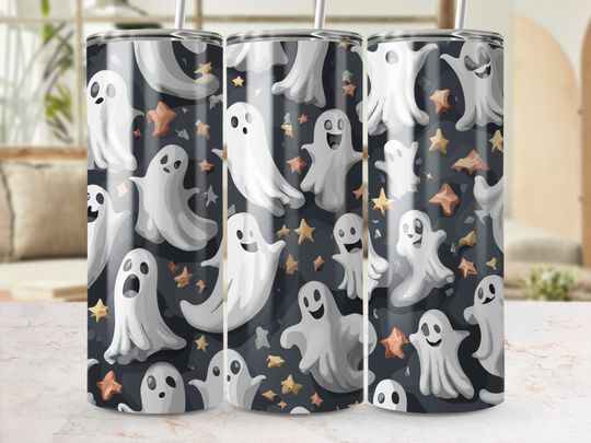Discover Halloween Tumbler Wrap 3D Halloween Tumbler Wrap 20oz Tumbler Design   Straight and Tapered Tumbler Wrap 3D Tumbler