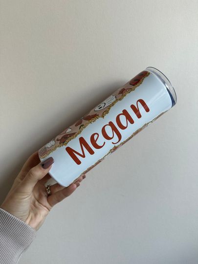 Discover Personalised Halloween Autumn Tumbler | 20oz Tumbler | Stainless Steel | Hot Drinks Cup | Travel Mug | Travel Tumbler | Tumbler with Straw |