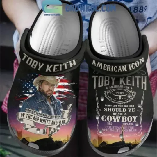 Discover Toby Keith American Icon Red White And Blue Crocs Clogs