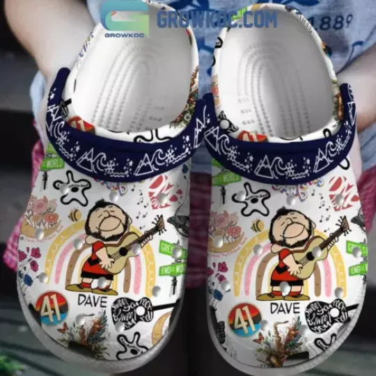 Discover Dave Matthews Band Sweet You Rock Sweet You Roll Crocs Clogs