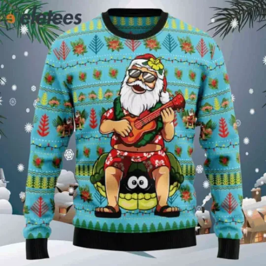 Discover Hawaiian Christmas Santa Claus Ugly Christmas Sweater 2OVE4TUY