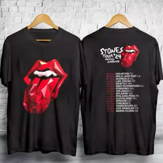 The Rolling Stones Tour 2024 Hackney Diamonds Unisex T-Shirt