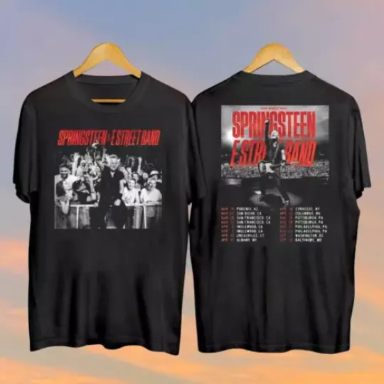 Discover Bruce Street Shirt 2024 Tour Springsteen Shirt Gift For Fans