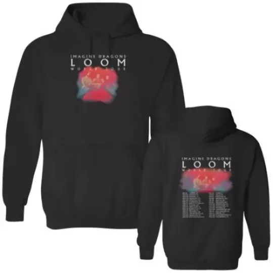 Discover imagines dragonss - loom tour 2024 double sided hoodies