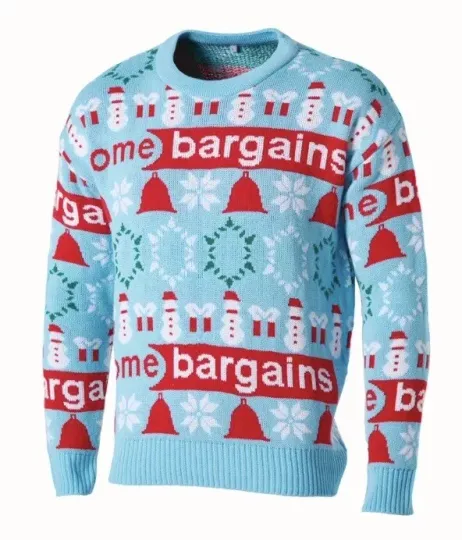 Discover Small 39" inch chest Home Bargains Ugly Christmas Xmas Jumper Sweater
