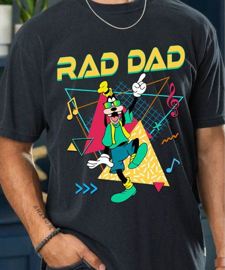 Discover Goofy Rad Dad Comfort Colors Shirt, Father's Day Disney Shirt, Father's Day Tshirt for Daddy Papa, Disneyland Vacation Trip, Birthday Gift