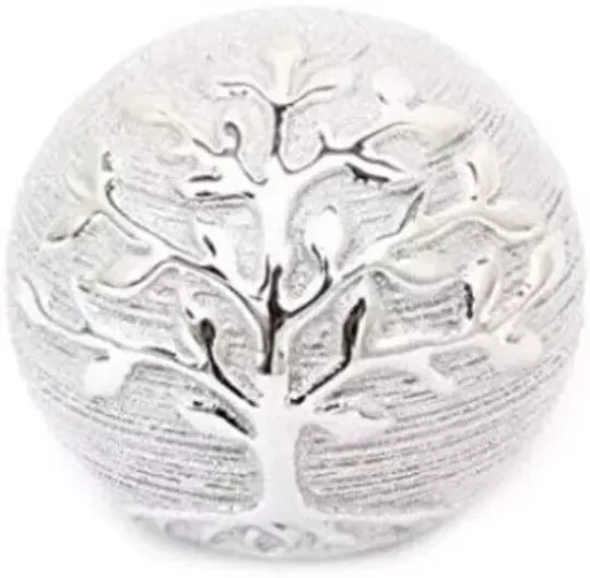 Discover Silver Ceramic Christmas Paper Weight Ball Ornament Home Decor Tree Ball Gift