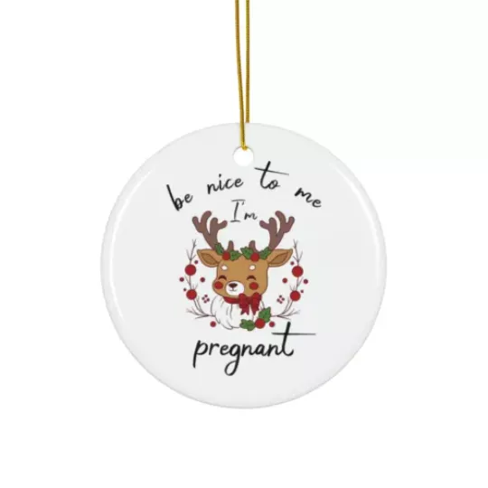 Discover Christmas ornament - Ceramic Ornament, 2 Shapes