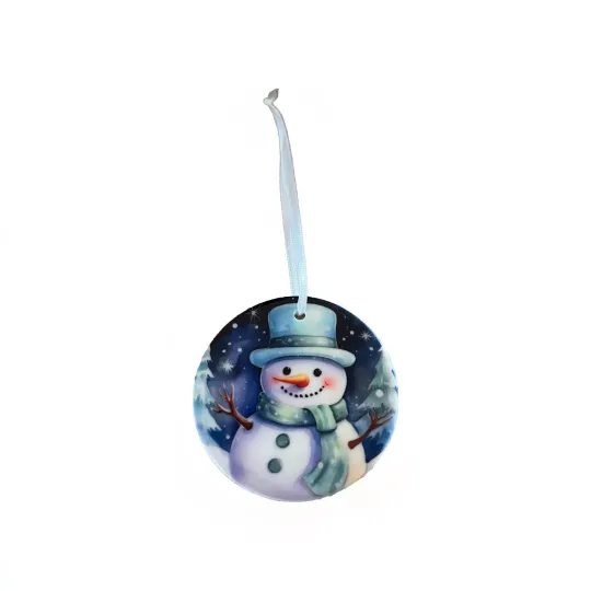 Discover Christmas bauble - Ceramic - Handmade and Gift boxed - Christmas Snowman