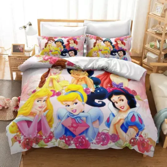 Disney Princess Cinde Bella #3 Quilt Duvet Cover Set Home Textiles